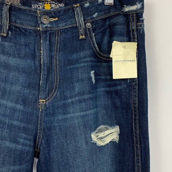 NWT Lucky Brand High Rise Tomboy Boyfriend Jeans - Picture 4 of 5